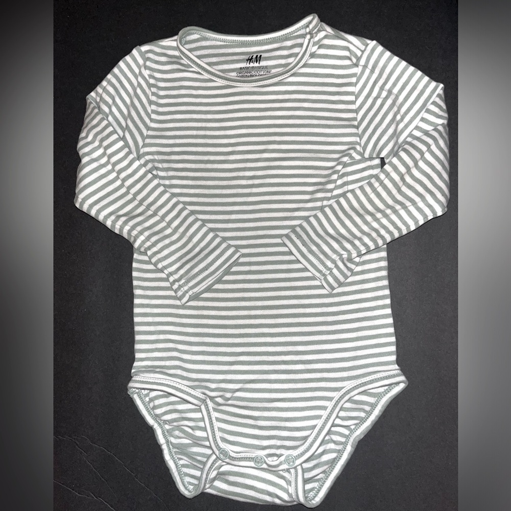 Green striped long sleeve